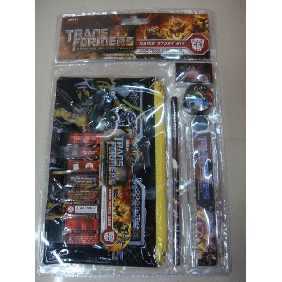 Ttransformers 5PCS Kids School Stationery Supplies Promotion Gift Set