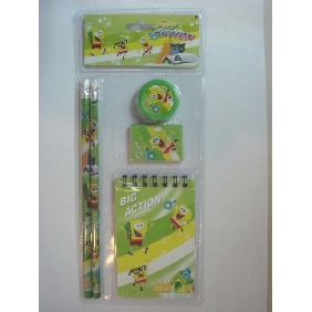 Spongdebob 5PCS Value Pack Children School Supplies Stationery Promotion Gift Suit