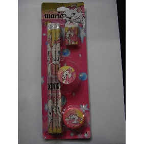 Marie 8PCS Value Pack High School Stationery Gift Items Pencil Set
