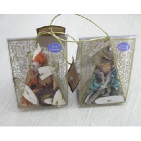 Wonderful frangrance high quality fragrant oil beautiful design natural plant ribbon dried flower potpourri