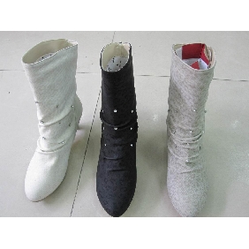 Wholesale Trendy style ladies' winter dress boots, medium heel