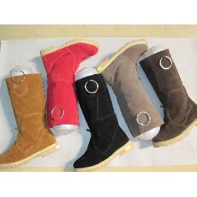 Wholesale Hot sell women's stock winter dress boots with nice colors