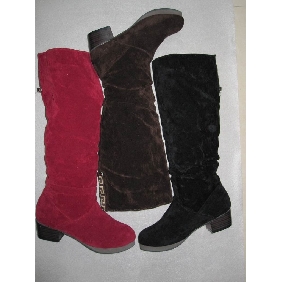 2010 winter hot sell tall boots cheap price popular design black color