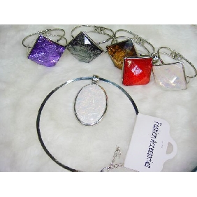 Wholesale Round Shape Stone Necklace 99ol17
