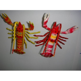 Wholesale Lobster Shape Fridge Magnets Home Decoration Artificial Crafts