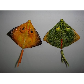 Wholesale Flat Fishes Shape Design Exquisite Home Decoration Plastic Fridge Magnets