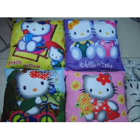 Wholesale cute carton soft pillow in square for baby