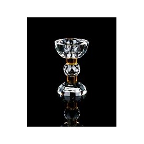 Candle Stands Crystal Crafts Holders Short Bowl Design exquisititive Decoratives