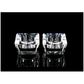 Wholesale Bowl Candle Holders Square Shape Low Home Decorations Crystal Crafts