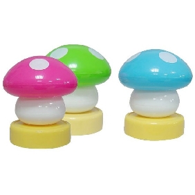 Wholesale Colorful Mushroom Head Press Down LED Light Lamp Touch Mini night light
