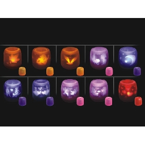 Wholesale Sentiment Series Acoustic Control Candle Light Projector Ornament