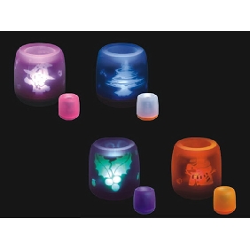 Wholesale Acoustic Control Candle Light Projector Ornament Christmas Day