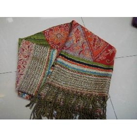 Wholesale Ladies Style Antique Long Cross Stripe Scarf New Design