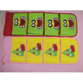Wholesale Arranging Vertically Pockets with A Rope to Hang