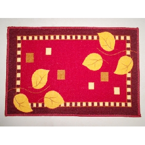 Wholesale Beautiful Style Bright Color Flower 60cm x 40cm Oblong Bath Mat