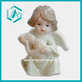 Wholesale Clay Figurine of Exquisite Pottery Angel in Small Size