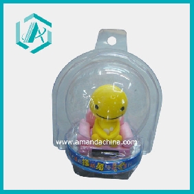 Wholesale Solar Sucked Type Sunny Doll with a PVC and Paper Box