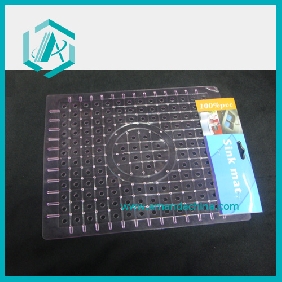 Wholesale Oblong Multihole Design Anti Slip PVC Sink Mat