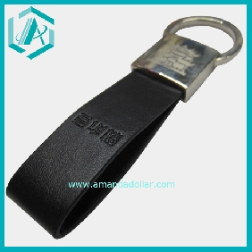 Wholesale Men's fashionable nickle plated ker ring, black key holder