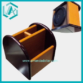 Wholesale wood brush pot shool supplies good gift supplies for learners 4.7"