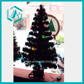 Wholesale Brand new 47.2" Green fiber optic Christmas tree with lights for Christmas decoration