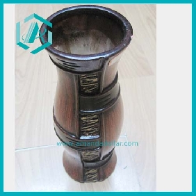 Wholesale Classical dark color porcelain vase with modern shape use as home decor