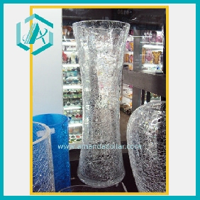 Wholesale Modern design simple and popular transparent glass vase nice home decoration