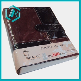 Fashionable Brown Color Family Photo Album as the Best Gift to Keeping Memory
