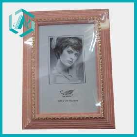 Wholesale 2010 The Most Popular Rectangle Brown PU Photo Frame