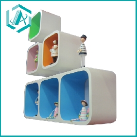 Wholesale fashion wooden small bookcase colour fashion deco specicial design