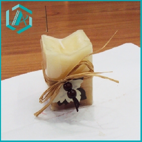 Wholesale new design rectangle craft candle