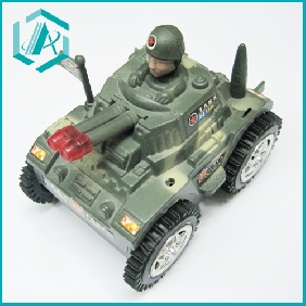 Wholesale Newest fashion design plastic toy tunk use No. 5 battery