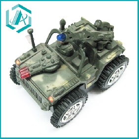 Wholesale Latest fashion design plastic toy tunk use No. 5 battery