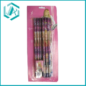 Wholesale new design Hannah print style  cartoon stationery 2 piece set in promotion