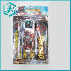 Wholesale Boys' favorite powerful spiderman practical daily use stationery set