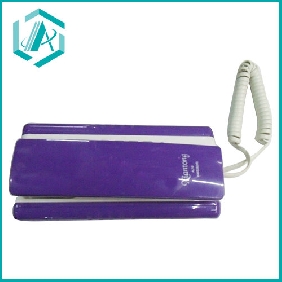 Wholesale Hotel corded telephone, small size with pink color, Back light support