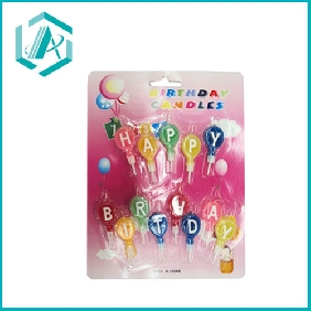 Wholesale 2011 newest design happy birthday party word beeswax candle