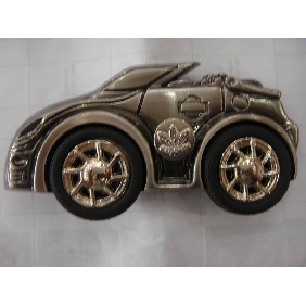 Wholesale Car design silver plated popular metal buckle for men 9ajn28