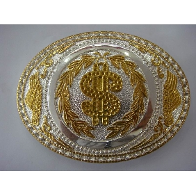Wholesale Dollar design gold sliver plated Men's fashion buckle 9ajn49