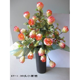30 heads of camellia bud artificial flowers 9bsn01
