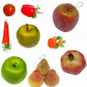 Wholesale Safe material  non-toxic  Mixed  emulational  Artificial  Fruits home decoration