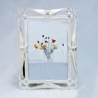 Wholesale pewter metal photo frame artistic decorative photo frame perfect desktop ornament