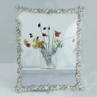 Wholesale high grade pewter photo frame unique design reasonable price