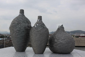 Wholesale hiagh quality Modern style Electroplated decorative vase