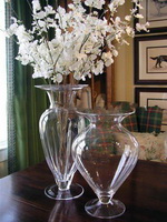 Wholesale Clear plastic acrylic crystal hotel decoration flower vase