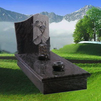 Wholesale top quality granite material funeral vase tombstone vase for memorial