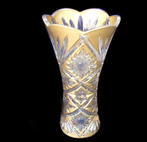 Luxury glass home decoration vase flower vases suitable for collection