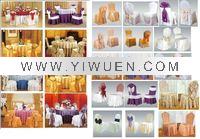 Wholesale table cloth and chair covers/table cover/underlay