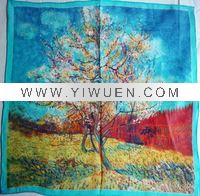 Wholesale Digital printed silk Handkerchief