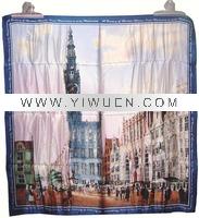 Wholesale digital printed silk satin handkerchief